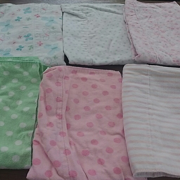 Bundle Of 6 Burp Cloth - Picture 1 of 8